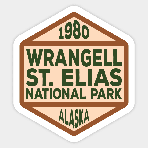 Wrangell-St. Elias National Park and Preserve badge Sticker by nylebuss